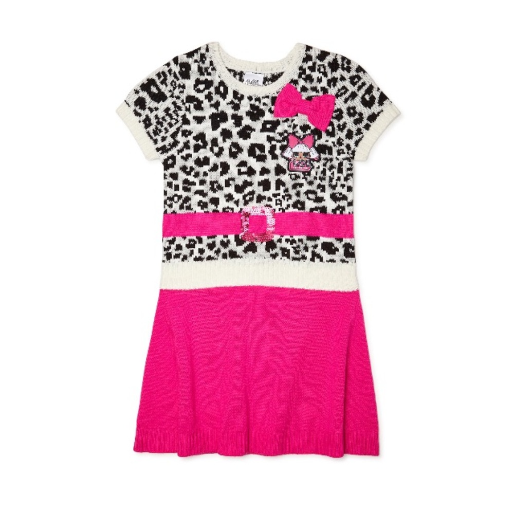 NWT L.O.L. Surprise! Girls Sweater Knit Dress